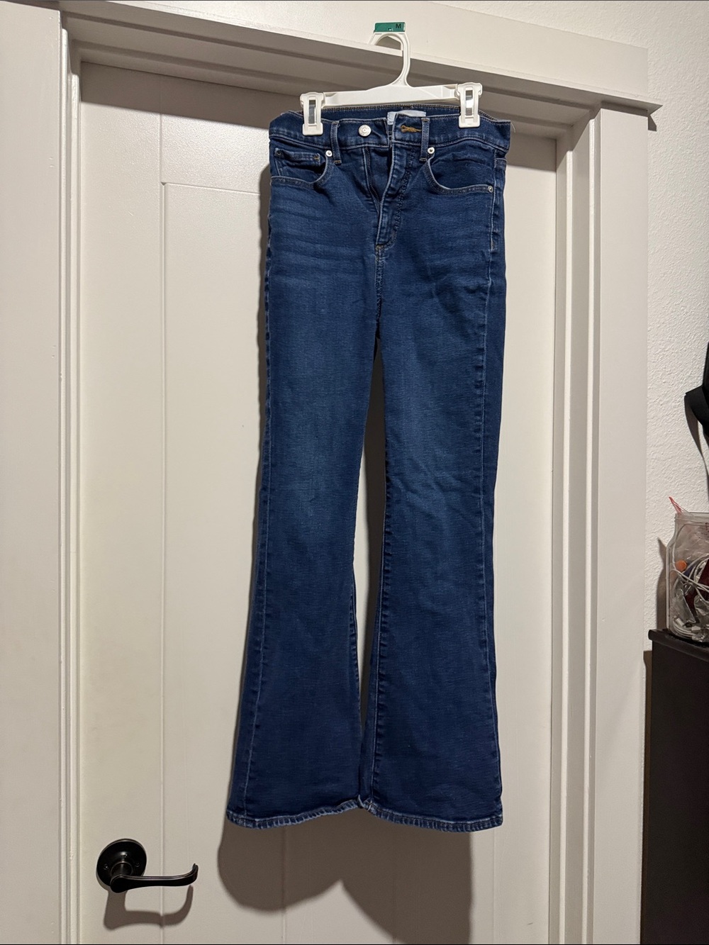 LOFT Dark Blue Flare Jeans